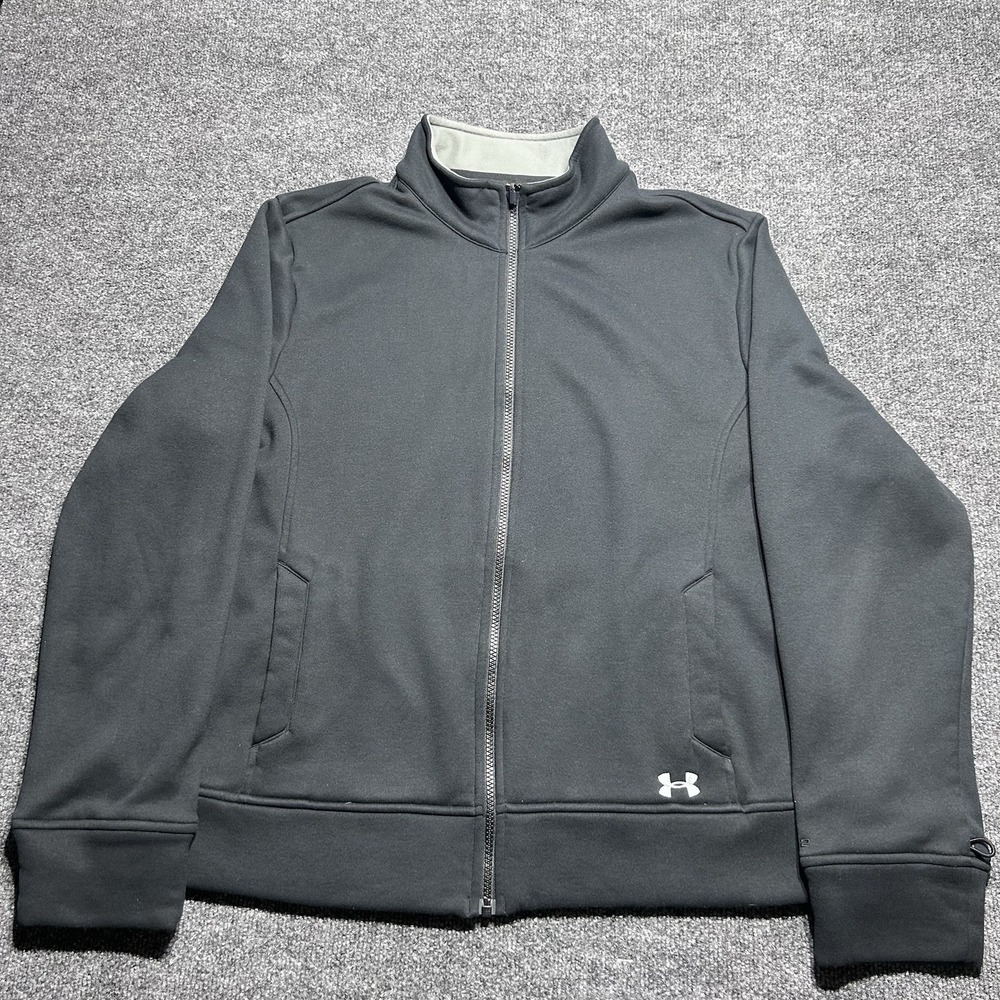 Women's Under Armor Storm Zip Up Jacket Size XL Black